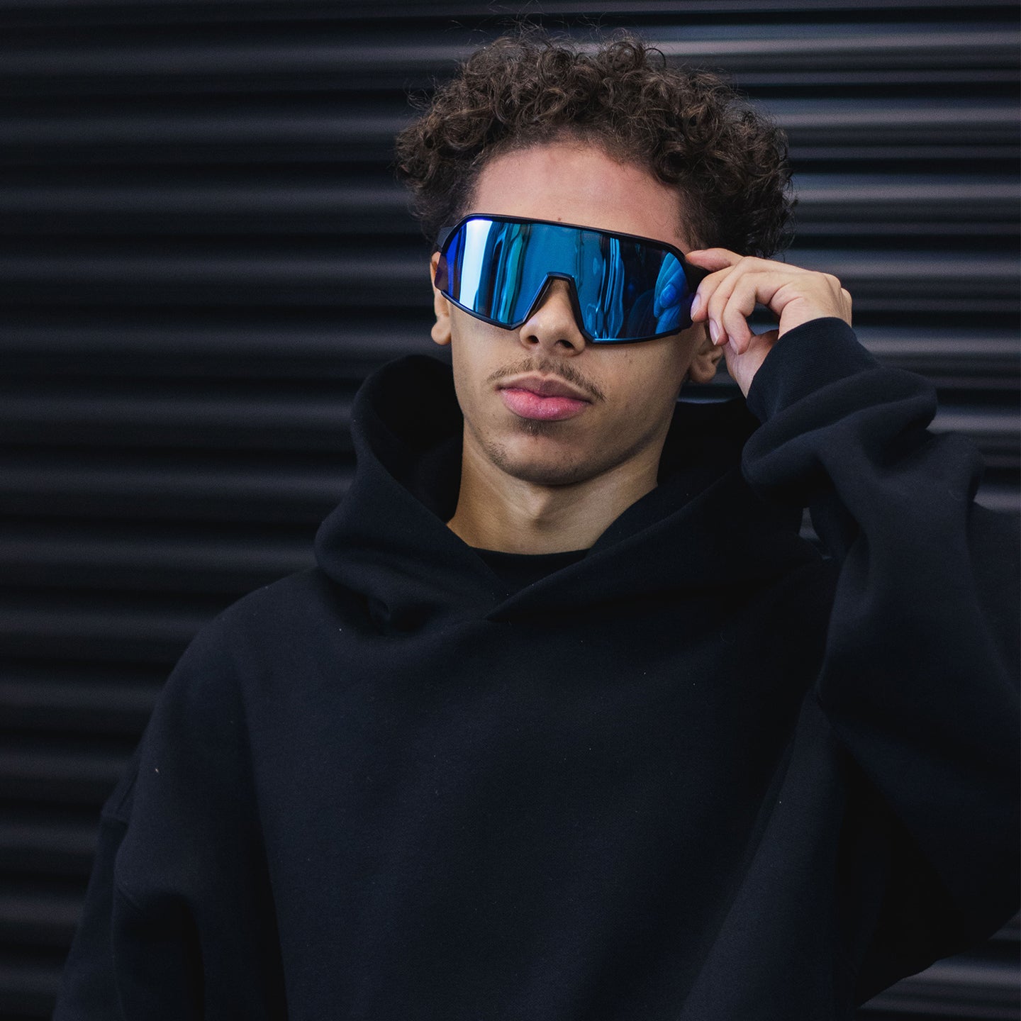 DNBA Visor Sunglasses (Chameleon Turquoise / Flux)