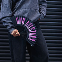 DNBA Bamboo Fan - Pink