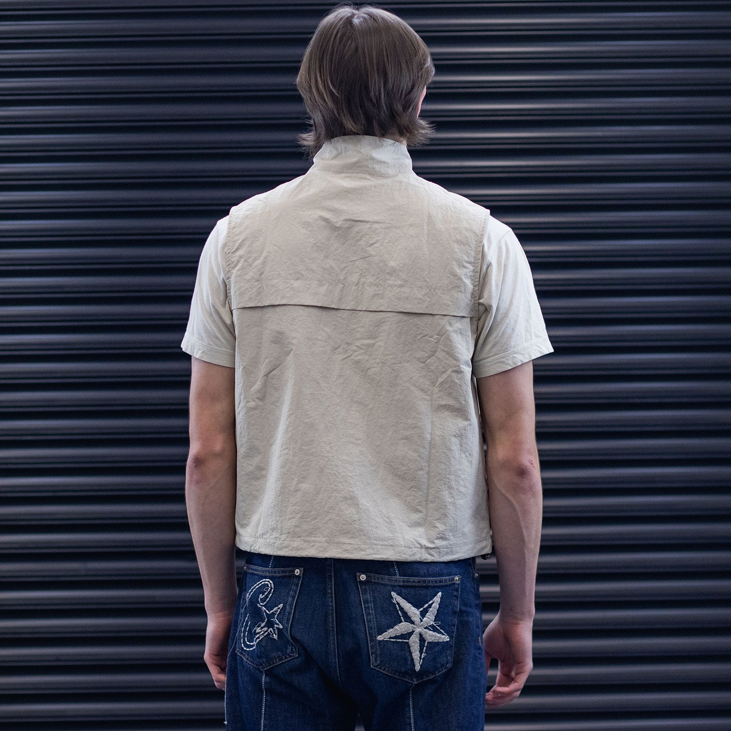 DNBA Utility Gilet - Cream