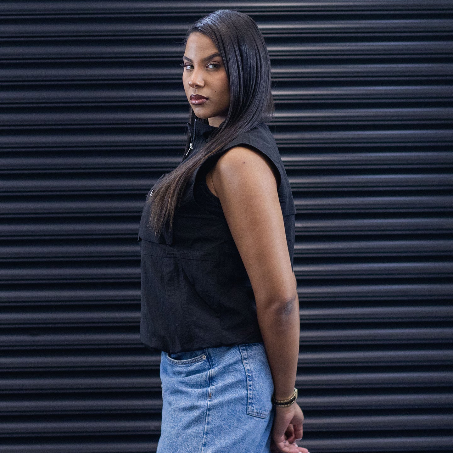 DNBA Utility Gilet - Black