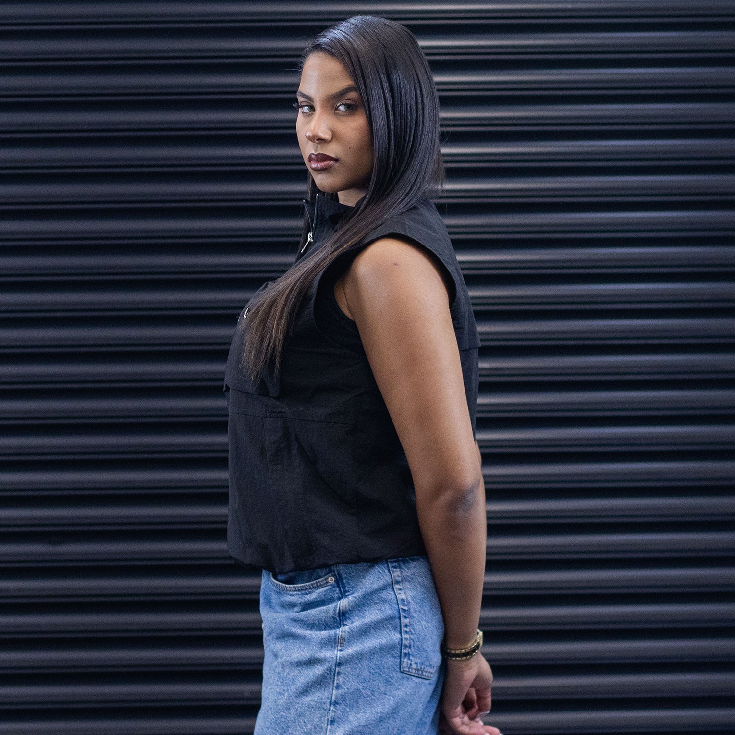 DNBA Utility Gilet - Black