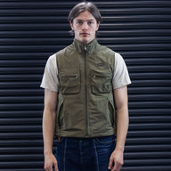 DNBA Utility Gilet - Khaki