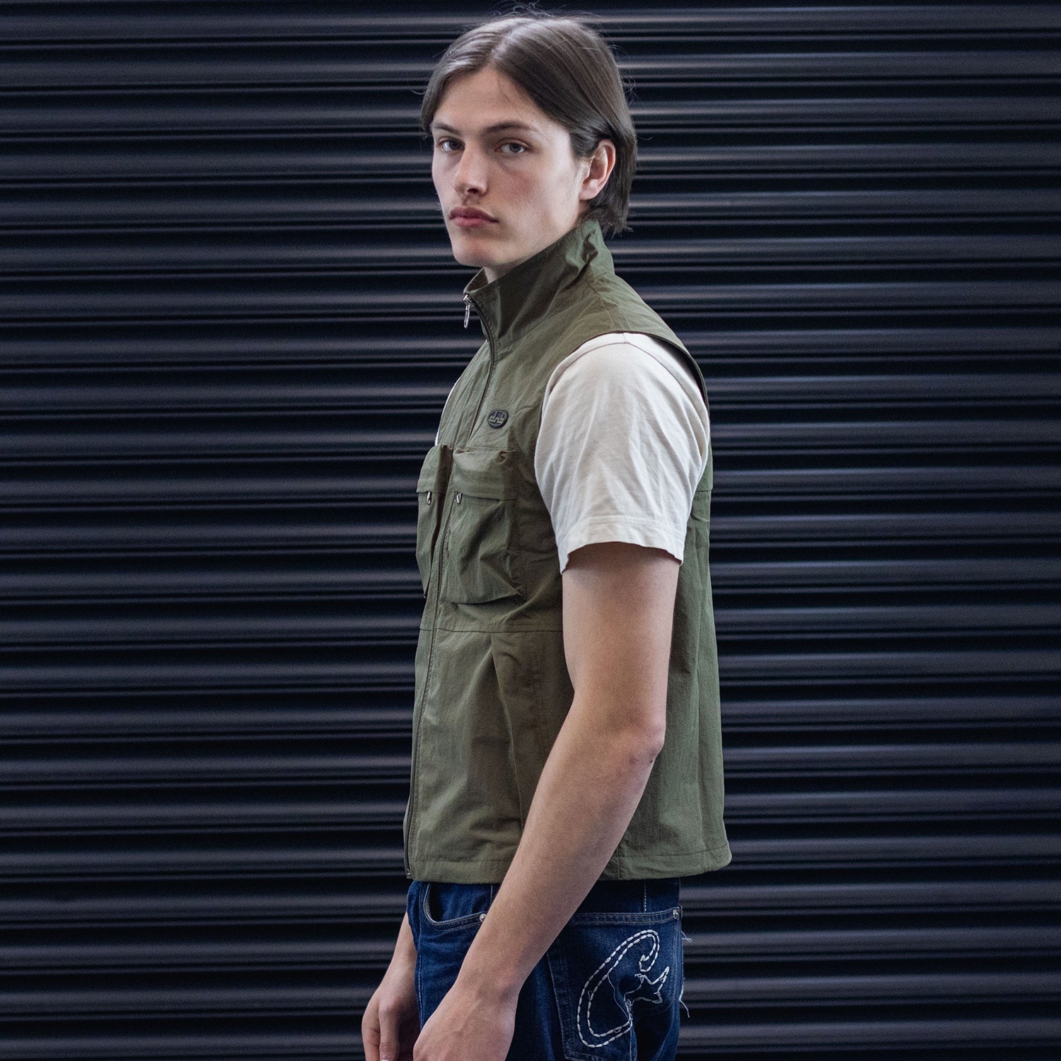 DNBA Utility Gilet - Khaki