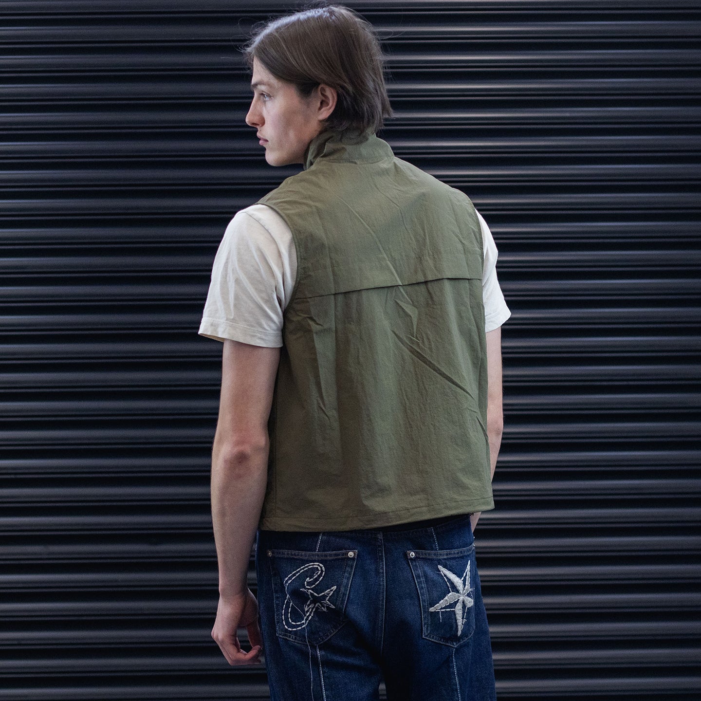 DNBA Utility Gilet - Khaki