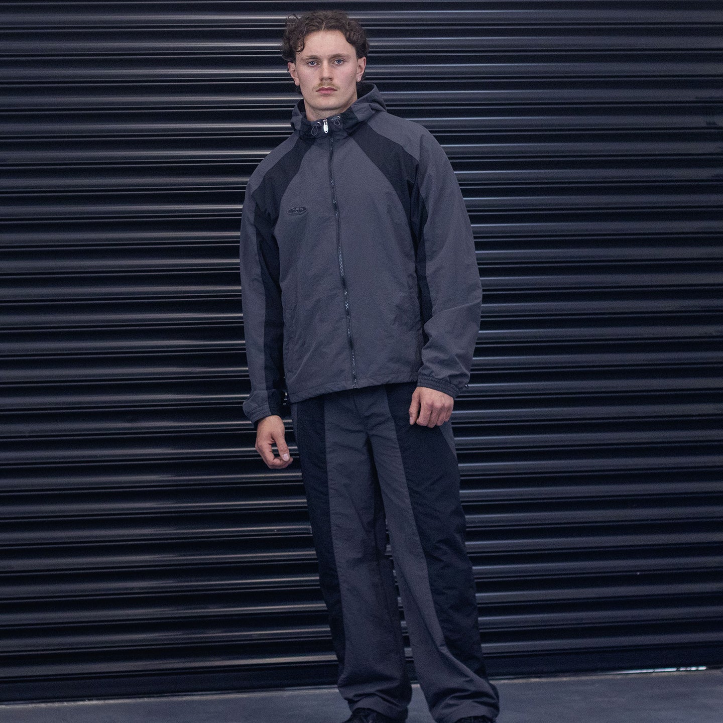 DNBA Nylon Joggers - Triple Black