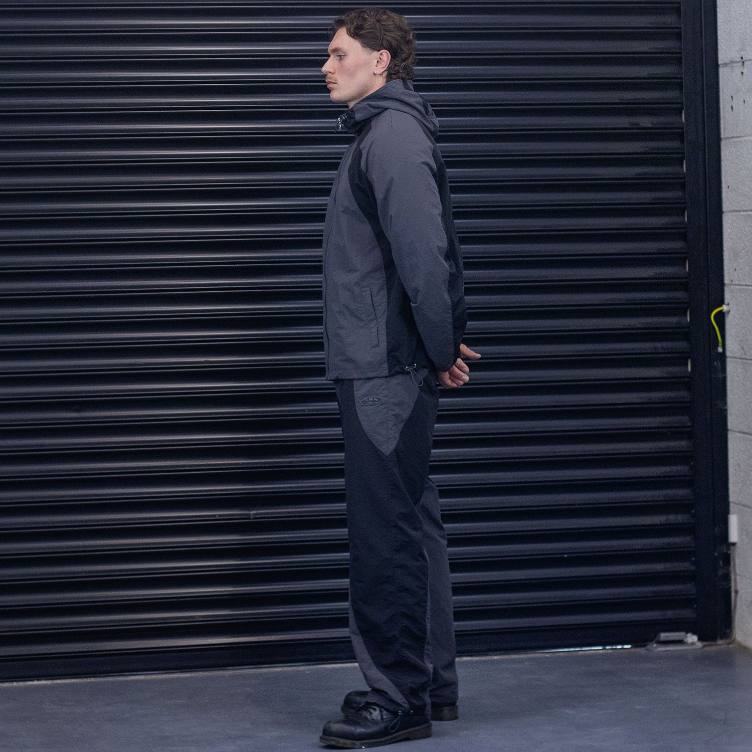 DNBA Nylon Joggers - Triple Black