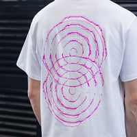 Rundhals-T-Shirts - Rosa