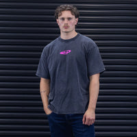 Rundhals-T-Shirts - Rosa