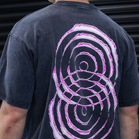 Rundhals-T-Shirts - Rosa