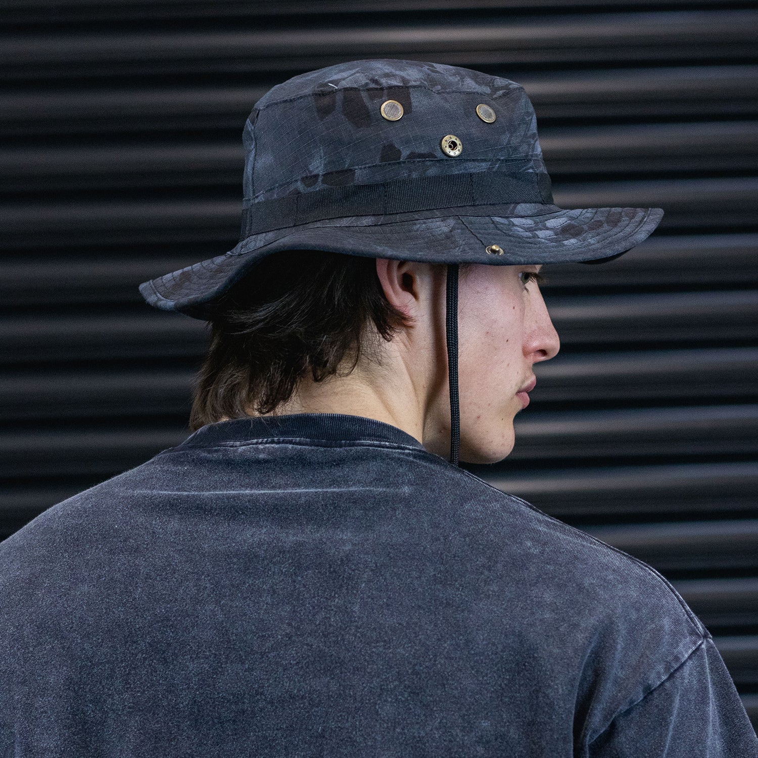 Fischerhut - Schwarz