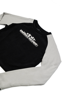DNBA Long-sleeve Crop Top - Black