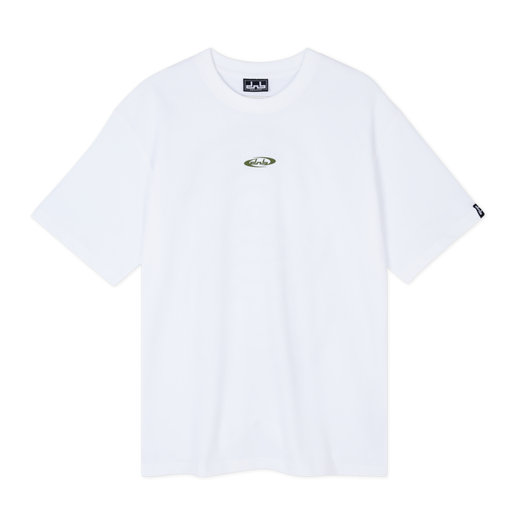 Rundhals-T-Shirt - Khaki