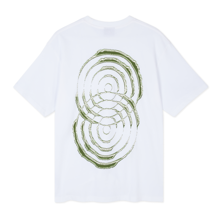 Rundhals-T-Shirt - Khaki