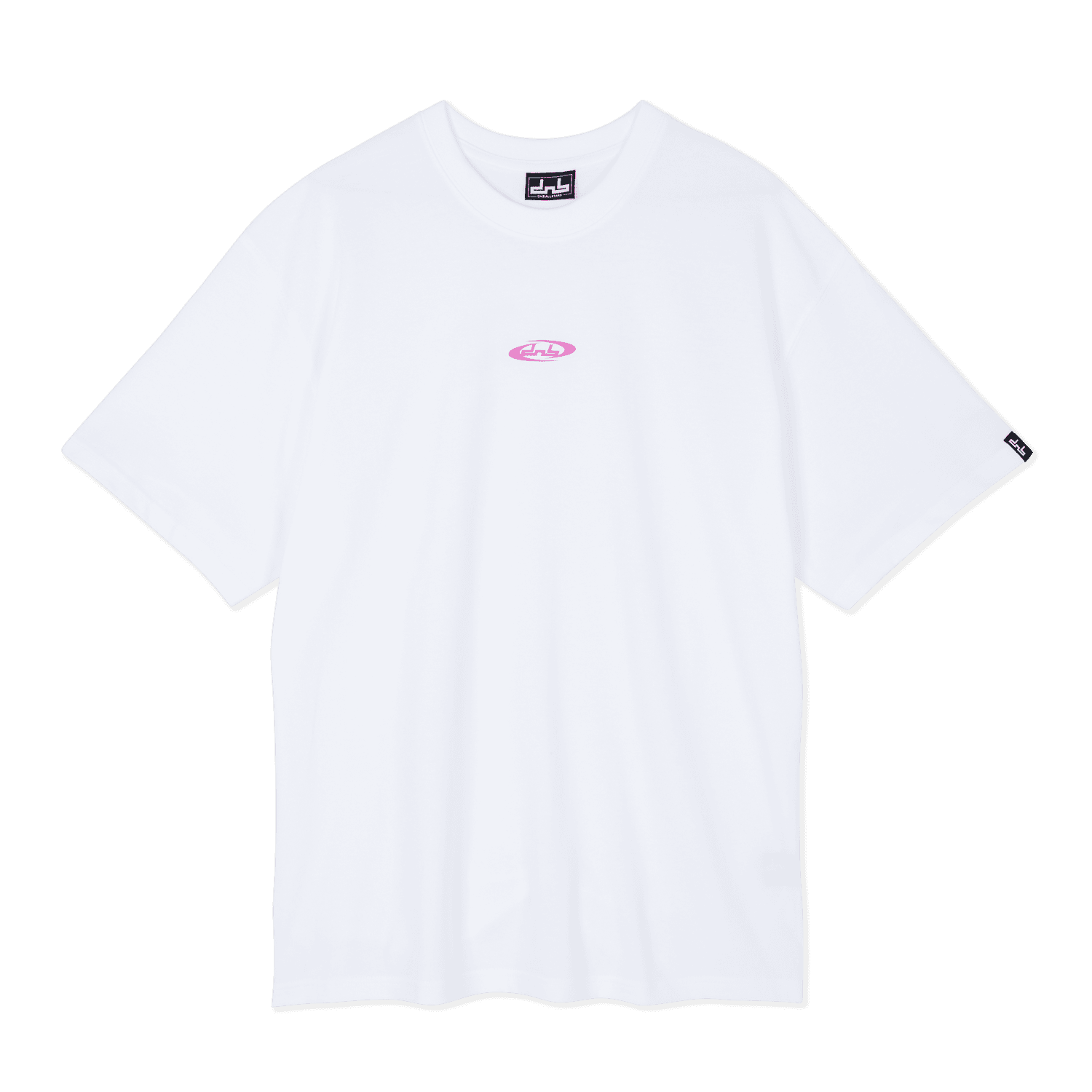 Rundhals-T-Shirts - Rosa