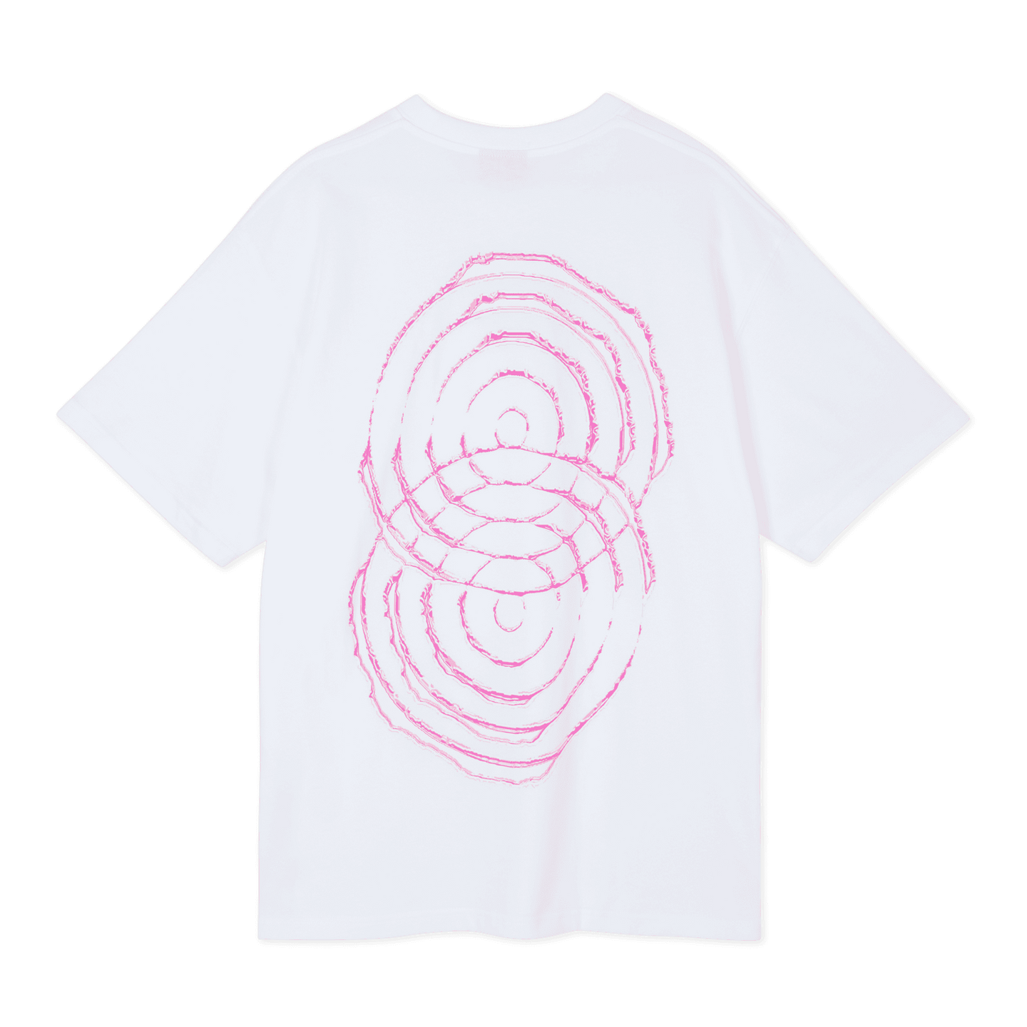 Rundhals-T-Shirts - Rosa