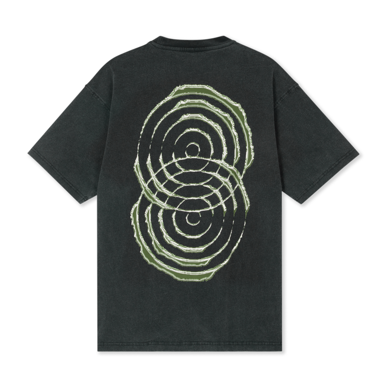 Rundhals-T-Shirt - Khaki