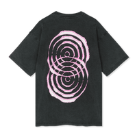 Rundhals-T-Shirts - Rosa