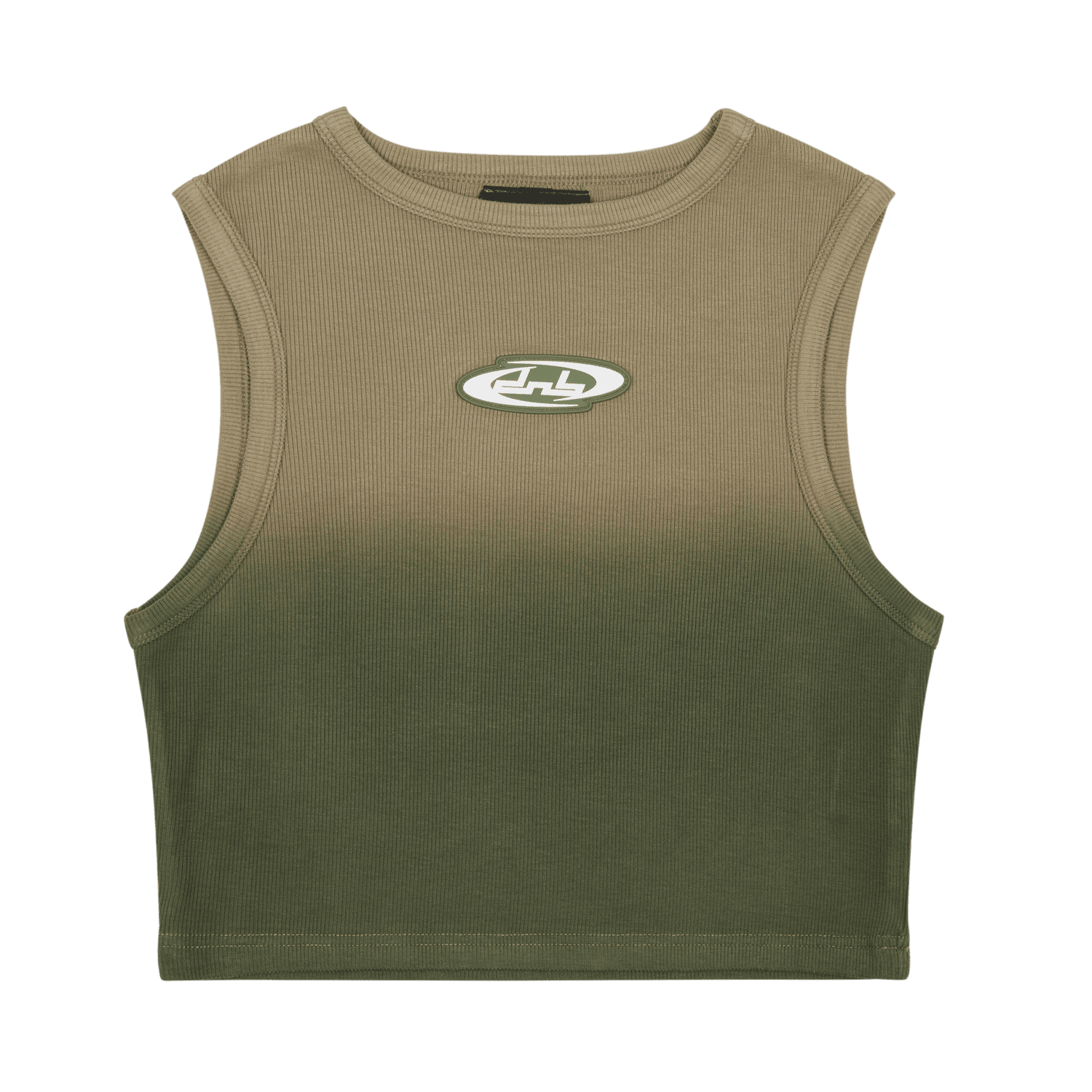 DNBA Halter Neck Crop Top - Khaki