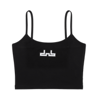 DNBA Strapped Crop Top - Black