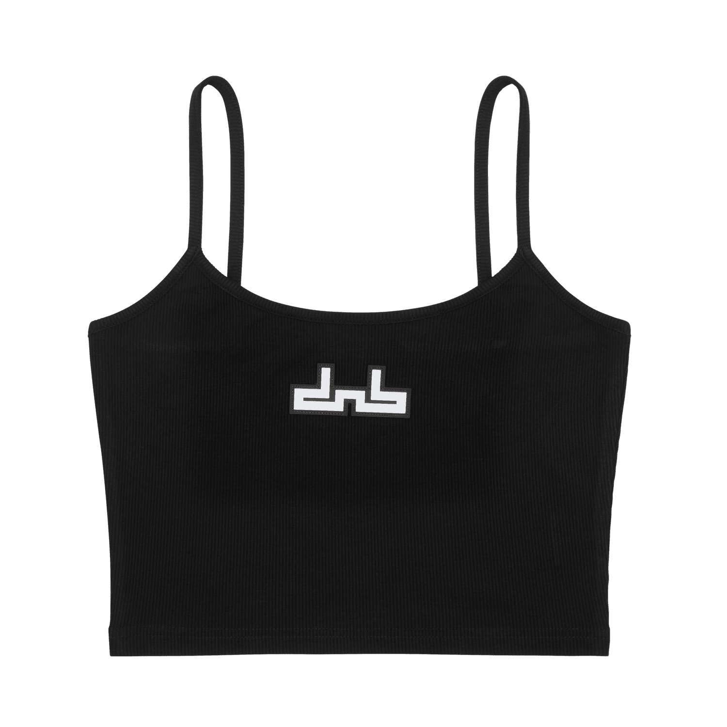 DNBA Strapped Crop Top - Black