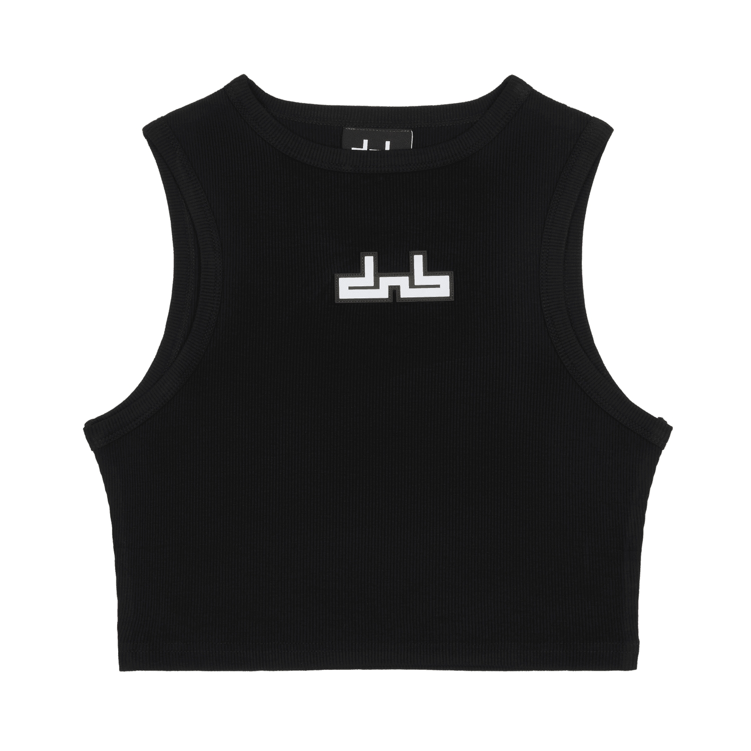 DNBA Halter Neck Crop Top - Black