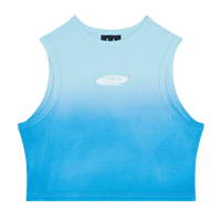 DNBA Halter Neck Crop Top - Blue