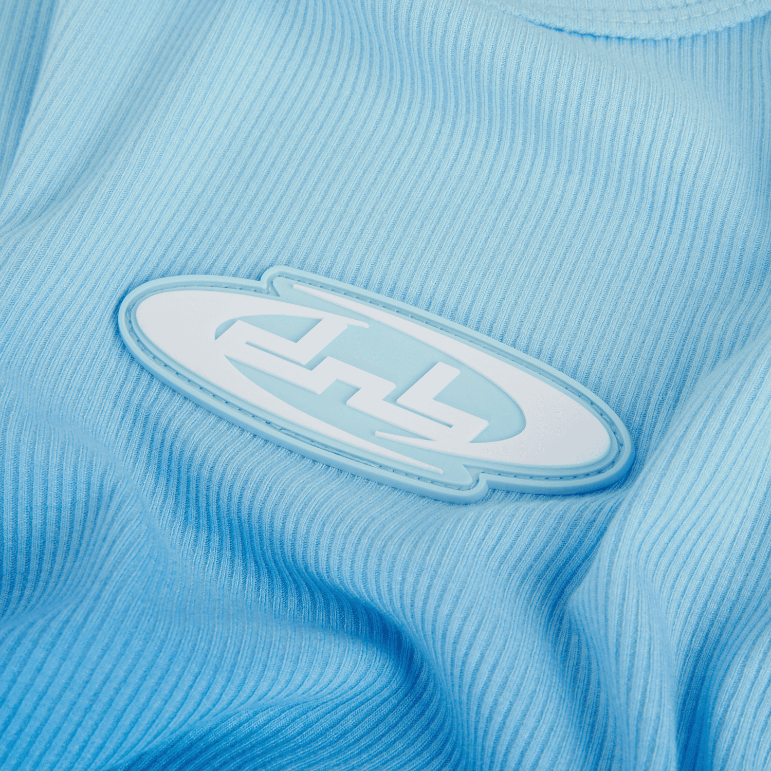 DNBA Halter Neck Crop Top - Blue