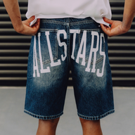 DNBA Washed Denim Shorts