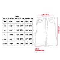 DNBA Washed Denim Shorts