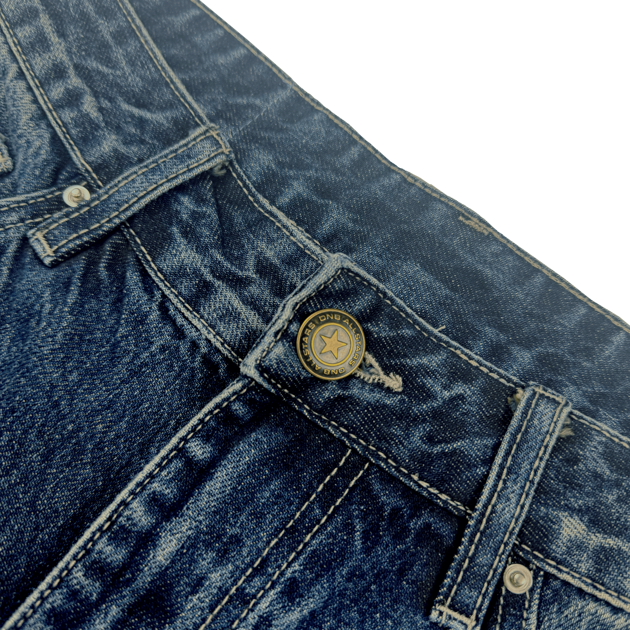 DNBA Washed Denim Shorts