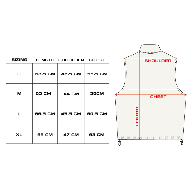 DNBA Utility Gilet - Cream