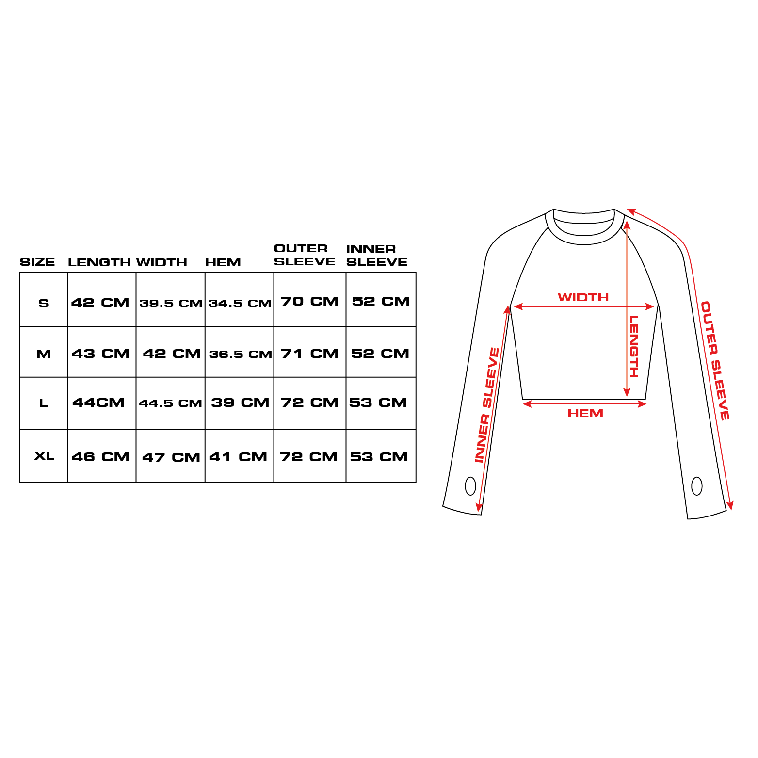 Long-sleeve Crop Top - Khaki