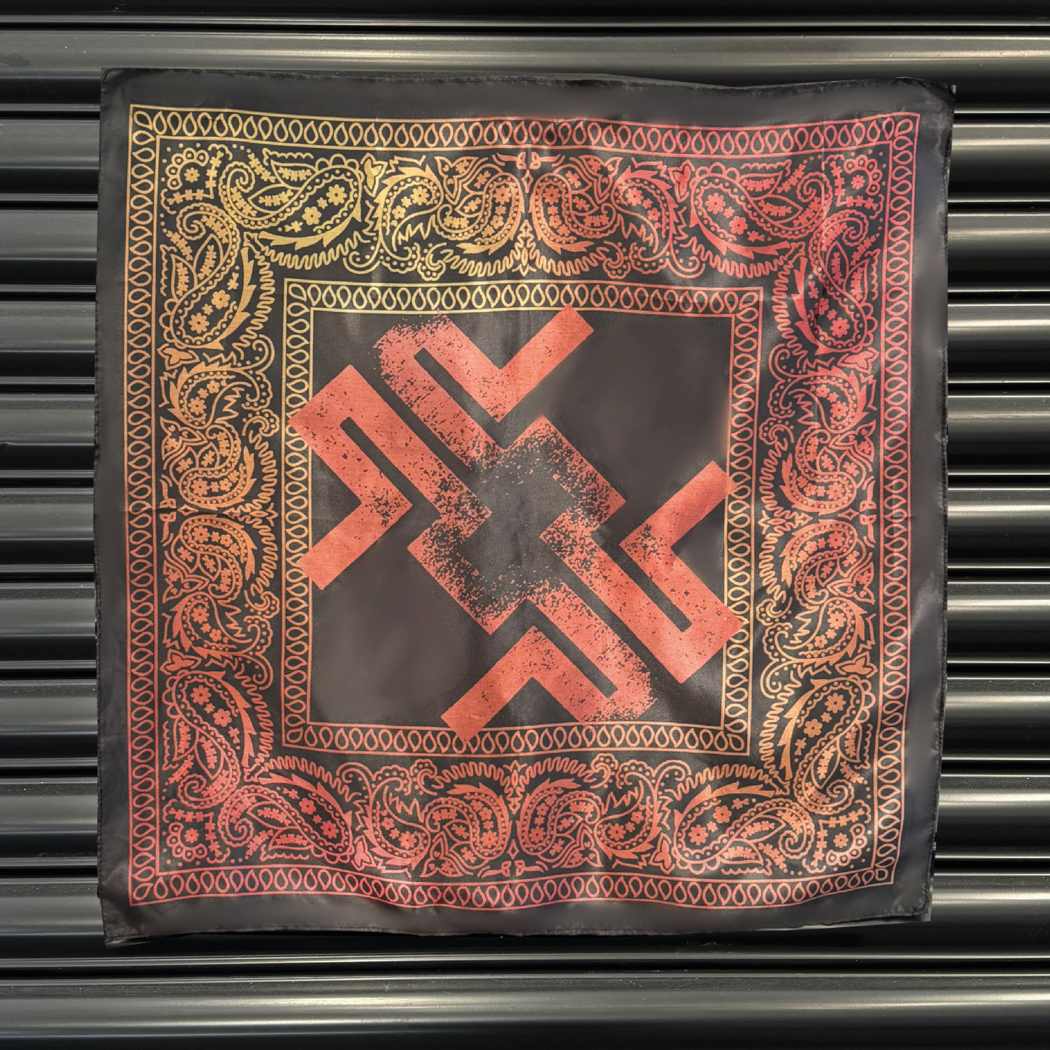 DNBA Bandana - Orange & Black