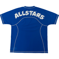 DNBA Flatlock Tee - Blue/White