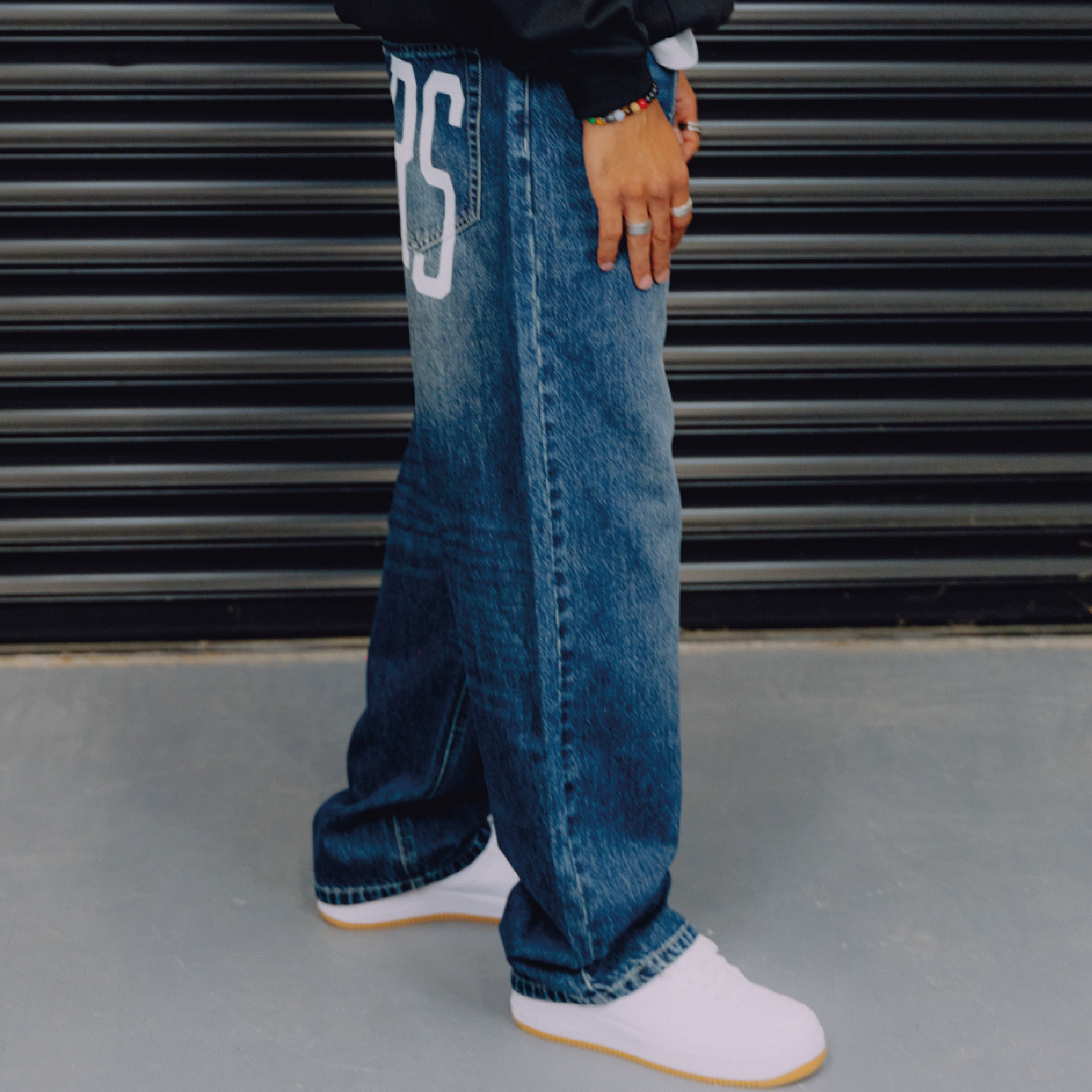 DNBA Washed Denim Jeans