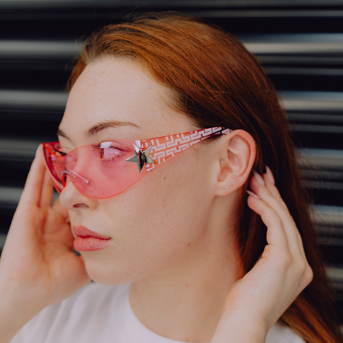 Star Sunglases (Pink)