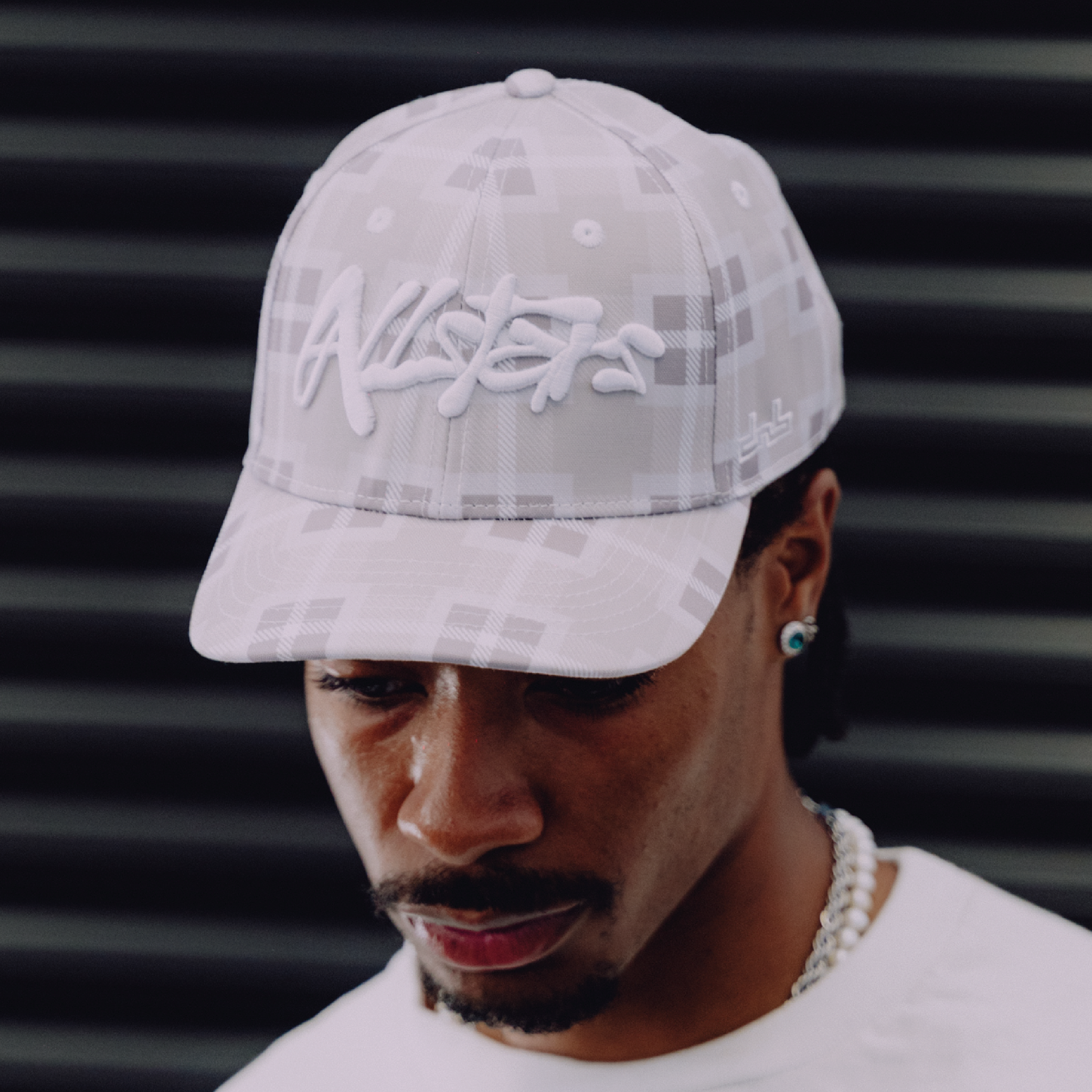 DNBA Tartan Cap - Cream
