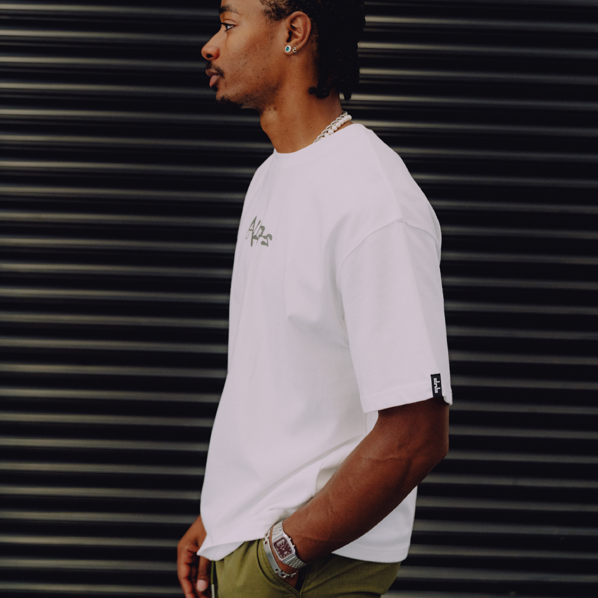 DNBA Spiral Dragon Tee - White