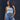 Strapped Crop Top - Blue