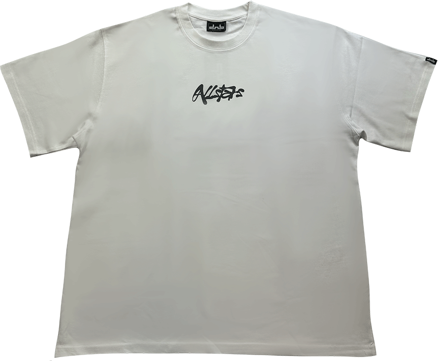 Spiral Dragon Tee - White