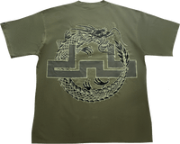 Spiral Dragon Tee - Khaki