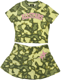 Camo Womens' Tee & Skort Set