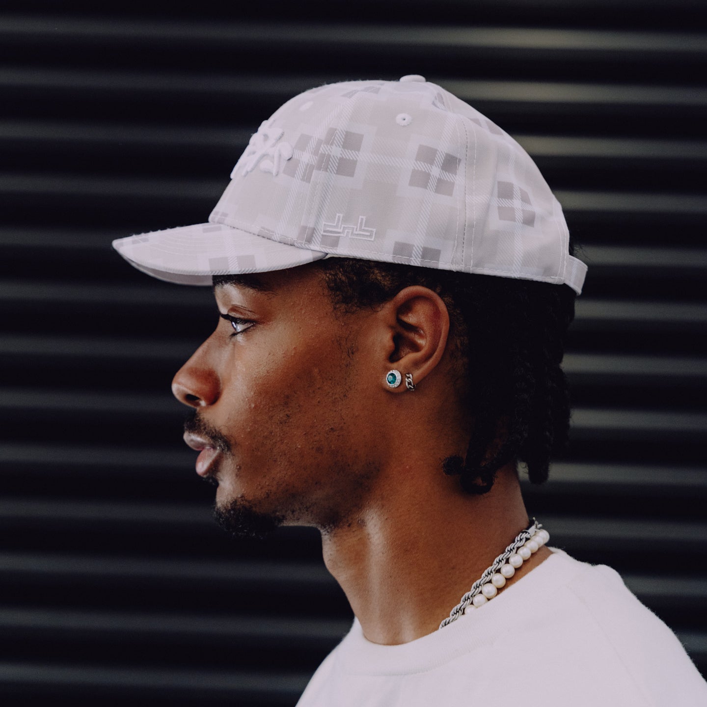 Allstars Tartan Cap - Cream