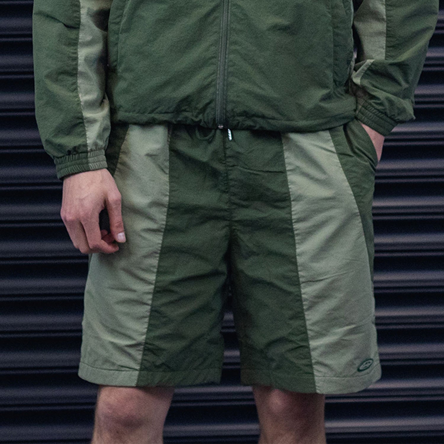 Nylon Shorts - Khaki