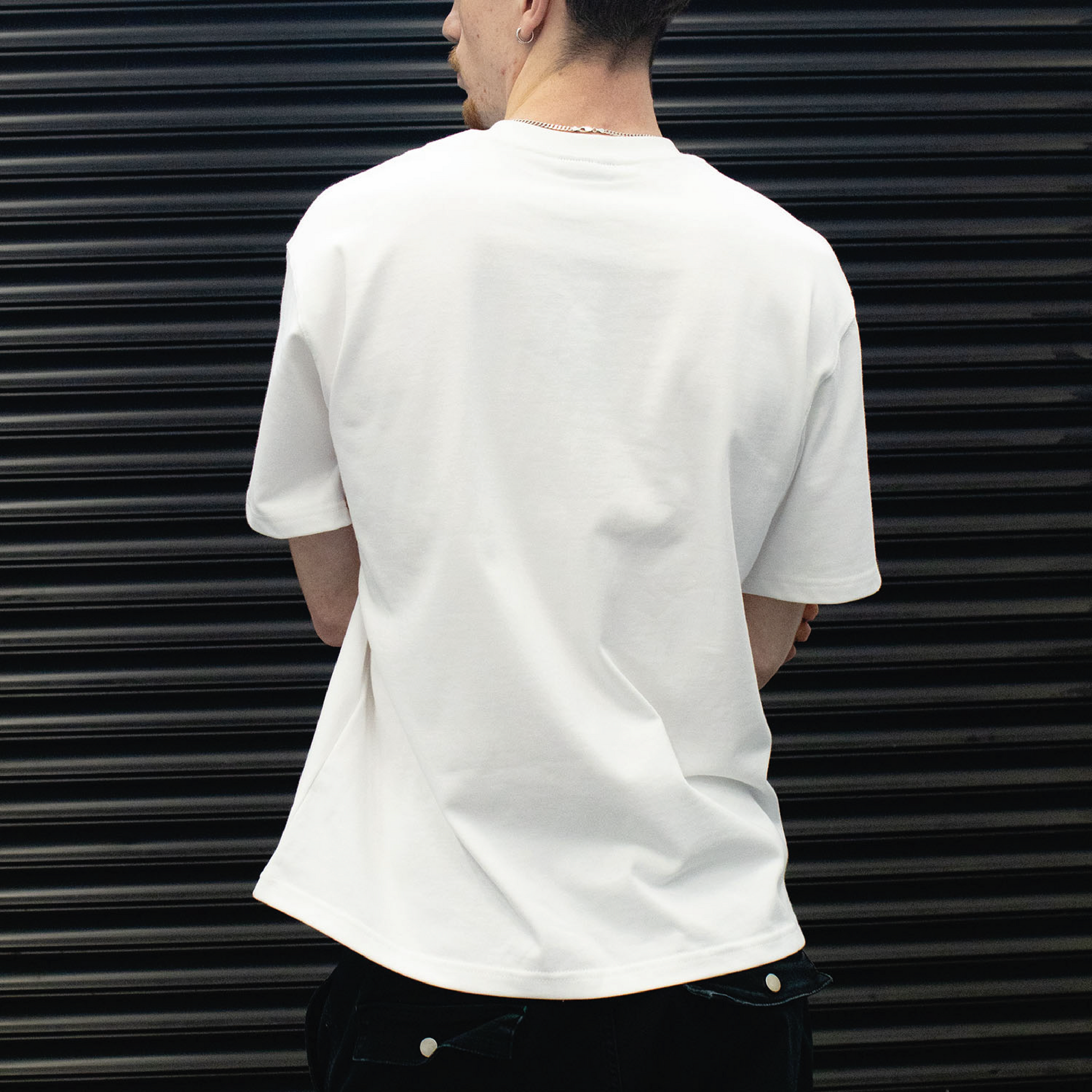 DNBA ROUNDED TEE - WHITE