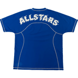 Allstars Flatlock Tee - Blue/White