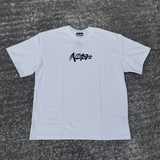 DNBA SCRIPT TEE - WHITE