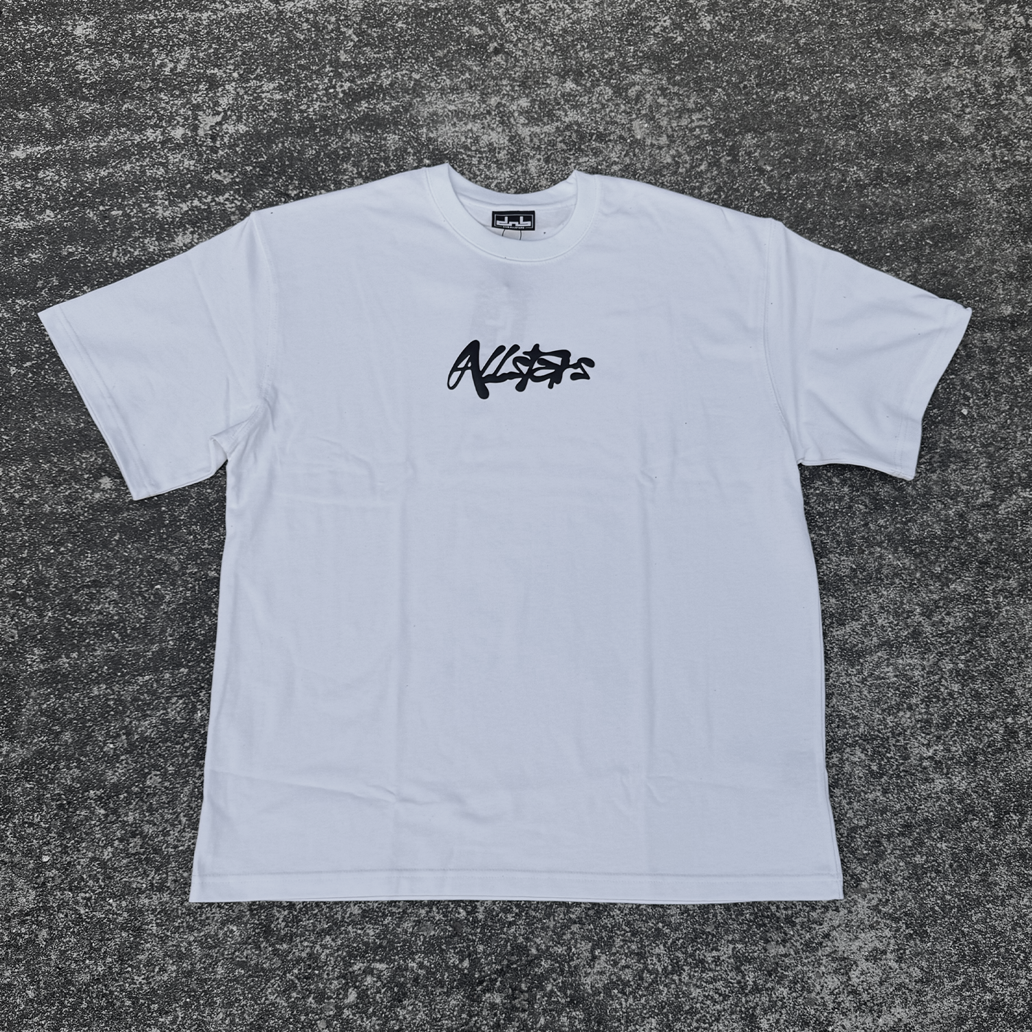DNBA SCRIPT TEE - WHITE