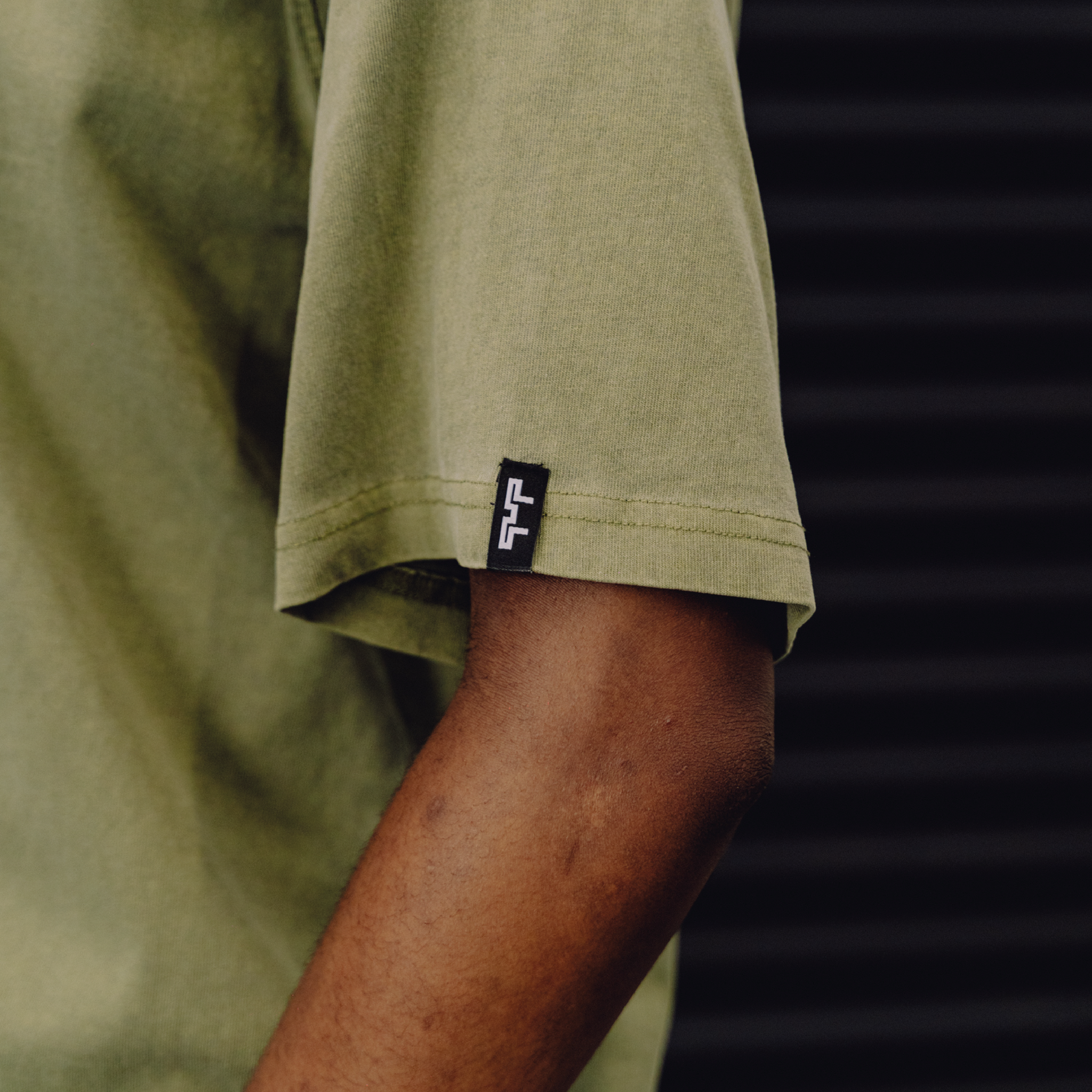 Spiral Dragon Tee - Khaki