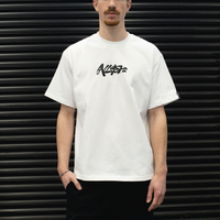 DNBA SCRIPT TEE - WHITE